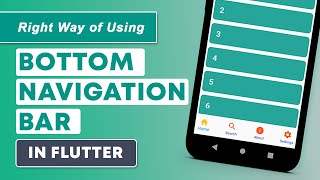 Bottom Navigation Bar in Flutter khoobcoding