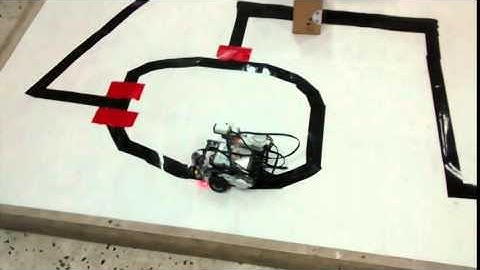 Line Follower and Obstacle Avoidance  by Lego Mindstorm NXT Robot