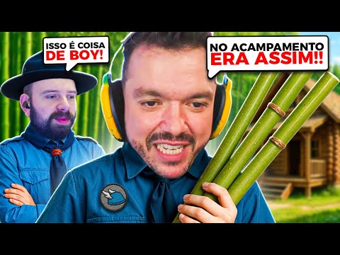 VOCÊ NÃO VAI ACREDITAR! GAULES CONTA COMO ERAM AS BRINCADEIRAS NO ACAMPAMENTO