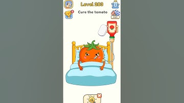 dop 5 {delete one part} level 203 cure the tomato 🍅🍅#topshorts #gaming #gameplay #games #dop5