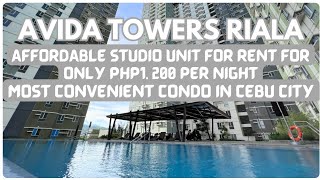 Most Convenient & Affordable Studio Type Condo for Rent in Cebu City | Avida Towers Riala Room Tour | Cebuana Travels