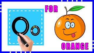 5 Words From O | Tracing Letter O |  Educational Videos For Kids