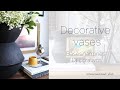 DIY jarrones/floreros decorativos con productos de un dollar | Decora tu casa rápido y fácil | IssA🦋