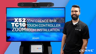 Poly Studio X52 Premium All-In-One Video Bar with TC10: Install & Setup for Zoom Rooms