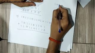 Binary Addition In Hindi | How To Do Binary Addition | GX Education