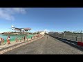Airbus A300-605R RNAV 10 at TNCM Saint Maarten Princess Juliana Intl. MSFS Beach View