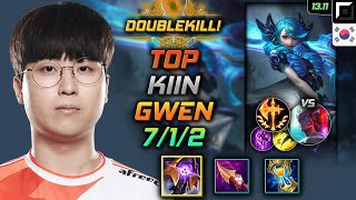 Gwen Top Build Kiin Riftmaker Conqueror - LOL KR Challenger Patch 13.11