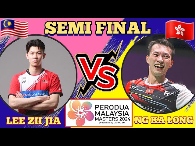 (SF)🇲🇾Lee Zii Jia 🆚️ 🇭🇰Ng Ka Long Angus🔥‼️Great COMEBACK From Lee Zii Jia👏‼️#malaysiamasters2024 class=