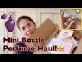 Huge Mini Size Perfume Haul & Unboxing 2021! | Super cute bottles😍💕