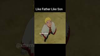 Like Father Like Son Boruto Funny Scene Resimi