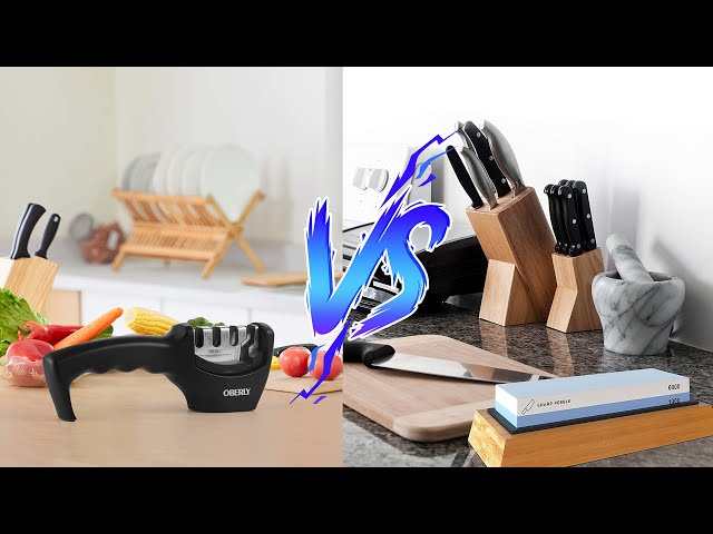 Sharpening Showdown: TUMBLER SHARPENER v.s. WHETSTONES 