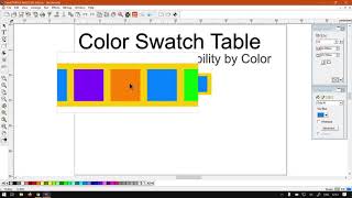 Celebrity SAi FlexiSTARTER 19 Changing Colors Visibility with the Color Swatch Table Feature Profile