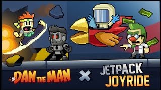 Dan The Man x Jetpack Joyride Level Sector B (No Damage)