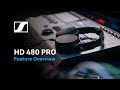 Feature Overview: HD 480 PRO Professional Recording and Monitoring Headphones | Sennheiser