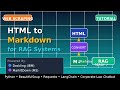 Web Scraping for RAG Systems - HTML to Markdown Conversion Tutorial | Corporate Law Chatbot Project