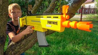 НОВЫЙ NERF FORTNITE. Обзор от БРОС ШОУ.