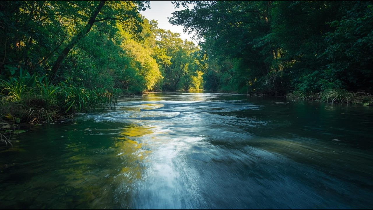 【睡眠用BGM】耳が幸せに包まれる【川】