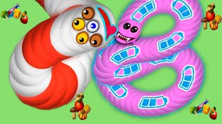 WormsZone io  Big Snake killer hunting Best Trolling Kids gameplay screenshot 5