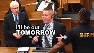 IGNORANT Defendant MOCKS The Judge In Court… Seconds Later He’s ESCORTED OUT In Total Chaos!