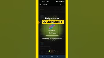 Dropee Daily Combo & Code 07 January  | Dropee Daily Combo Cards | #dropee #code #airdrop #shorts