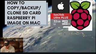 How to clone copy or backup your raspberry pi sd card image on Mac