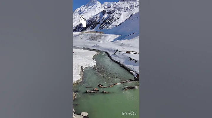 Heaven on Earth 😍 #himachal #mountains #viral #shorts #subscribe #snow