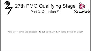 27th PMO - Qualifying Stage P3 Q1