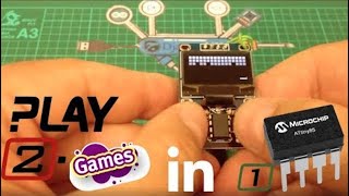 Two Games to fit into a single ATTiny85 at the same time.