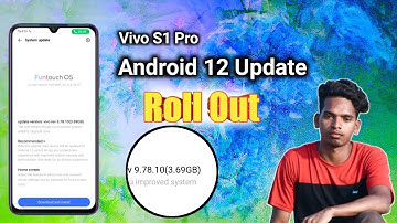 Vivo S1 pro android 12 update roll out