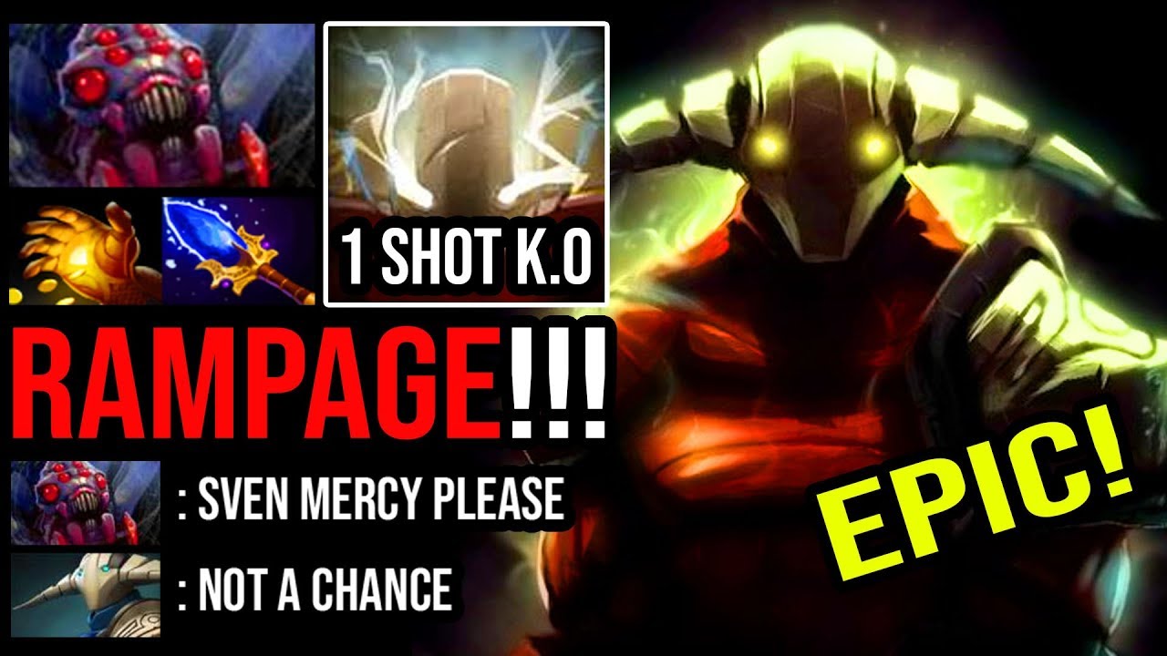 GOD'S STRENGTH POWER Hit Like a Truck Crazy Rampage Sven Delete Everyone Like a Paper DotA 2