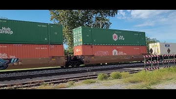 NS 283 Intermodal Greer, SC w/BNSF lash up