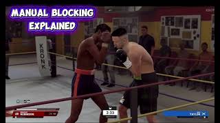 What Is Manual Blocking (Undisputed Boxing Game) 
