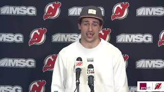 Miles Wood Exit Interview | NEW JERSEY DEVILS