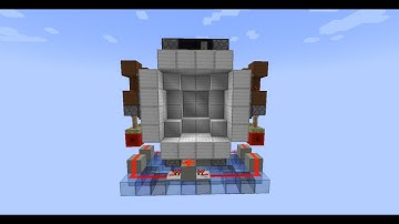 Tutorial: How to make a 4 by 4 Cave Door. Minecraft java 1.17