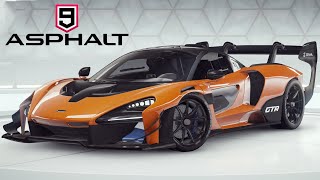 ASPHALT LEGENDS UNITE | MCLAREN (SENNA GTR/GT/SENNA/570S SPIDER/P1/ELVA)