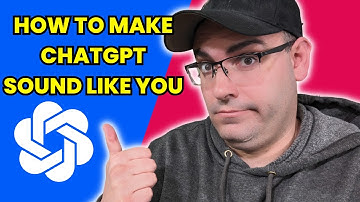 How To Build a Custom GPT that Sounds Like You