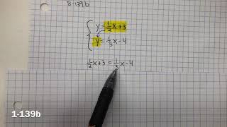 CPM Homework 8-136, 8-138, 8-139, 8-141, & 8-142