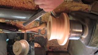 Wood Turning #77 Texted The Mad Hatters Fir Hat