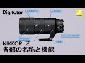 NIKKOR Z：各部の名称と機能｜ニコン公式 Digitutor