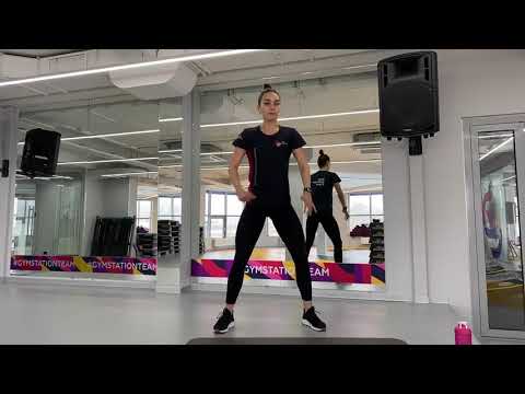 Видео: ONLINE тренировка BUMS+ABS  Аней Веселковой