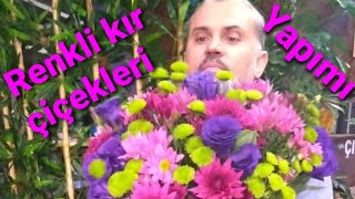 Kır Çiçekleri Buketi Yapımı