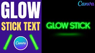 How to make text glow in Canva | Easy Glow Stick Trick! screenshot 3