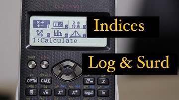 How to use your calculator to solve indices, log and surd