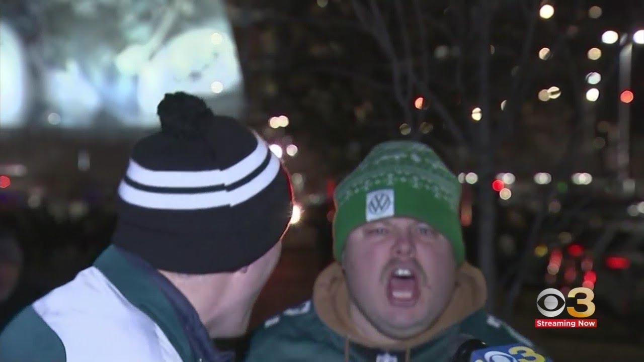 Fans were excited after Eagles beat the Giants 