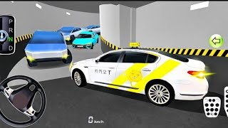 New Taxi Car Stuck in Parking Garage - 3D Driving Class 2026 - 3D Driving Class Game - Car Game screenshot 3