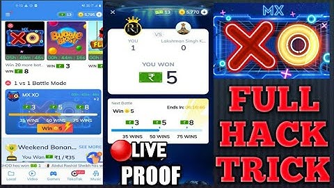 Mx Player game Full hack trick//mx Player XO game Full hack//Full Hack Mx Player XO game//Mx game