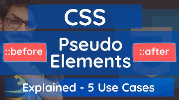 CSS Psuedo Elements | Before and After | CSS Tutorial for Beginners