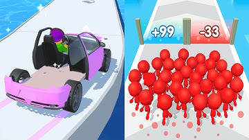 Count Masters VS Assemble Run 3D Satisfying Mobile Games ALL LEVELS Viral Tiktok Games