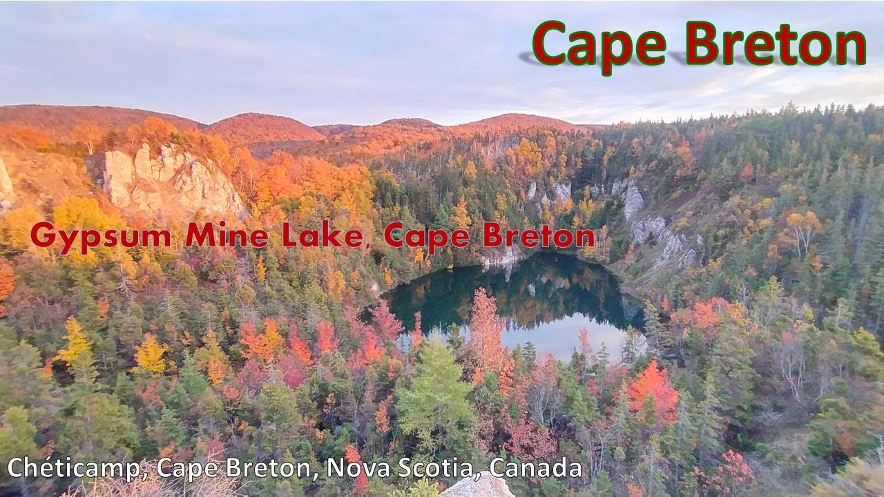 Gypsum Mine Lake, Cape Breton, Nova Scotia, 