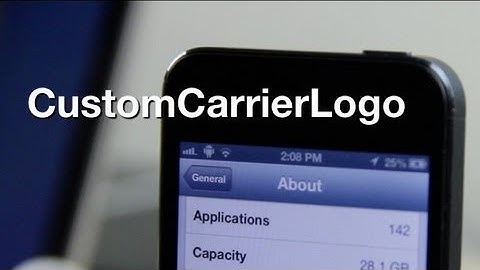 How To: Install Custom Carrier Logos on the iPhone 4s,5,and 3g Using Zepplin